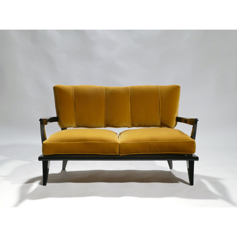 Vintage 2 seater sofa by Etienne-Henri Martin to Steiner