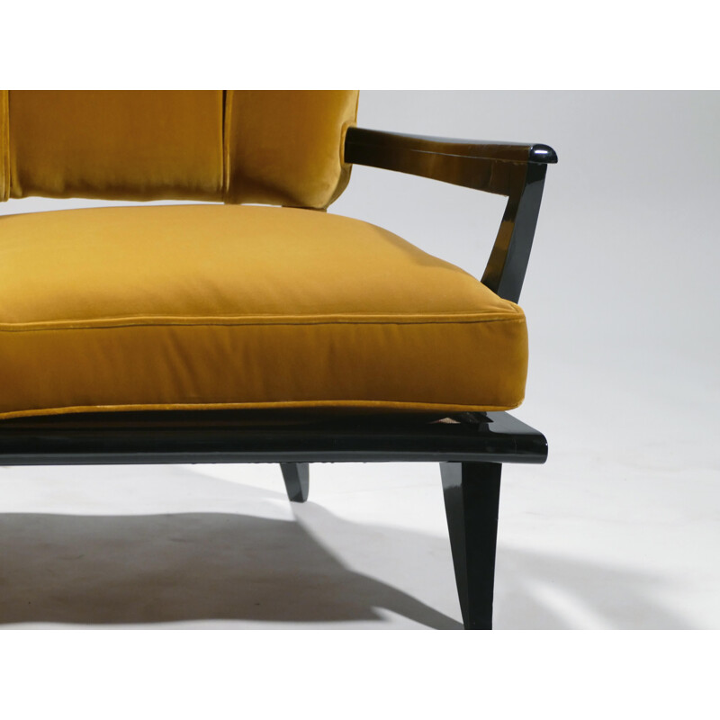Vintage 2 seater sofa by Etienne-Henri Martin to Steiner