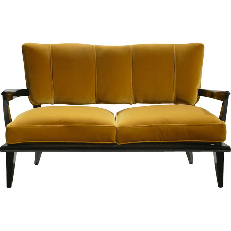 Vintage 2 seater sofa by Etienne-Henri Martin to Steiner