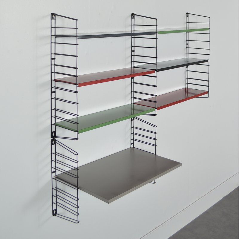 Large vintage shelf wall by Dekker for Tomado Holland