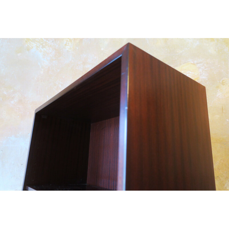 Poul Hundevad Danish Narrow Mahogany Bookshelf