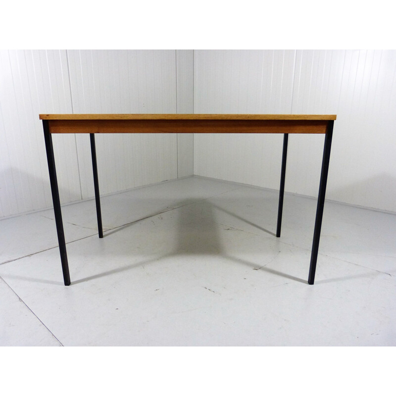 Bureau d'architecture Vintage en teck et en acier