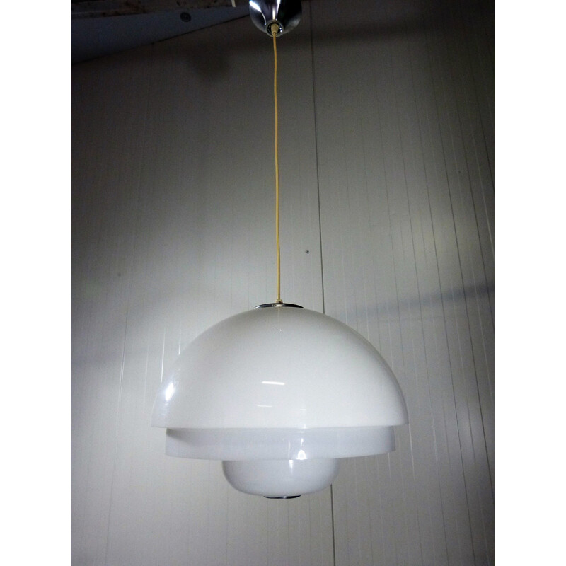 Plastic Vintage Hanging lamp by Luigi Massoni for Harvey Guzzini