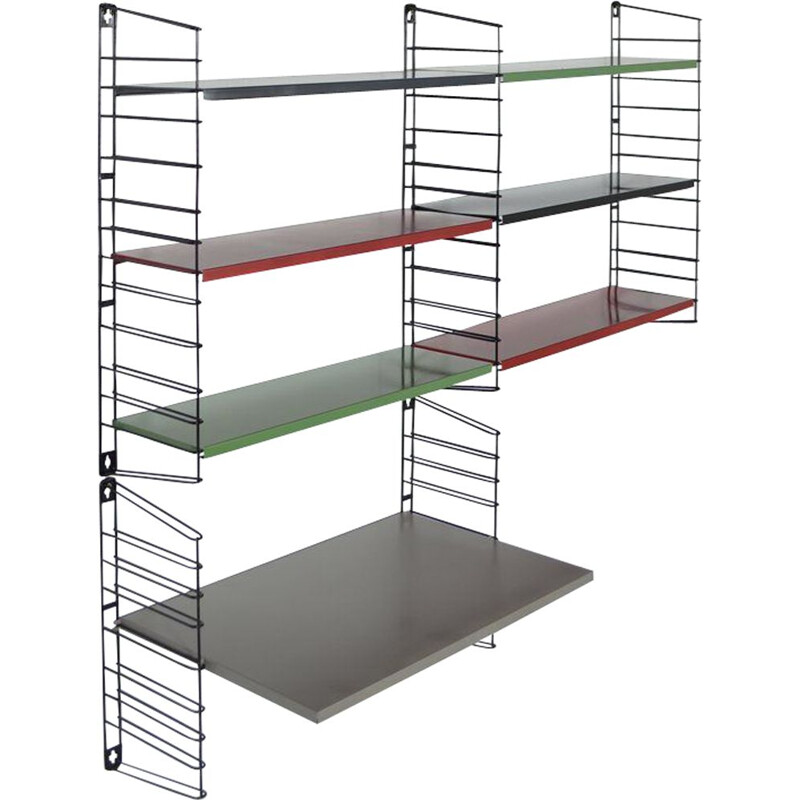 Large vintage shelf wall by Dekker for Tomado Holland