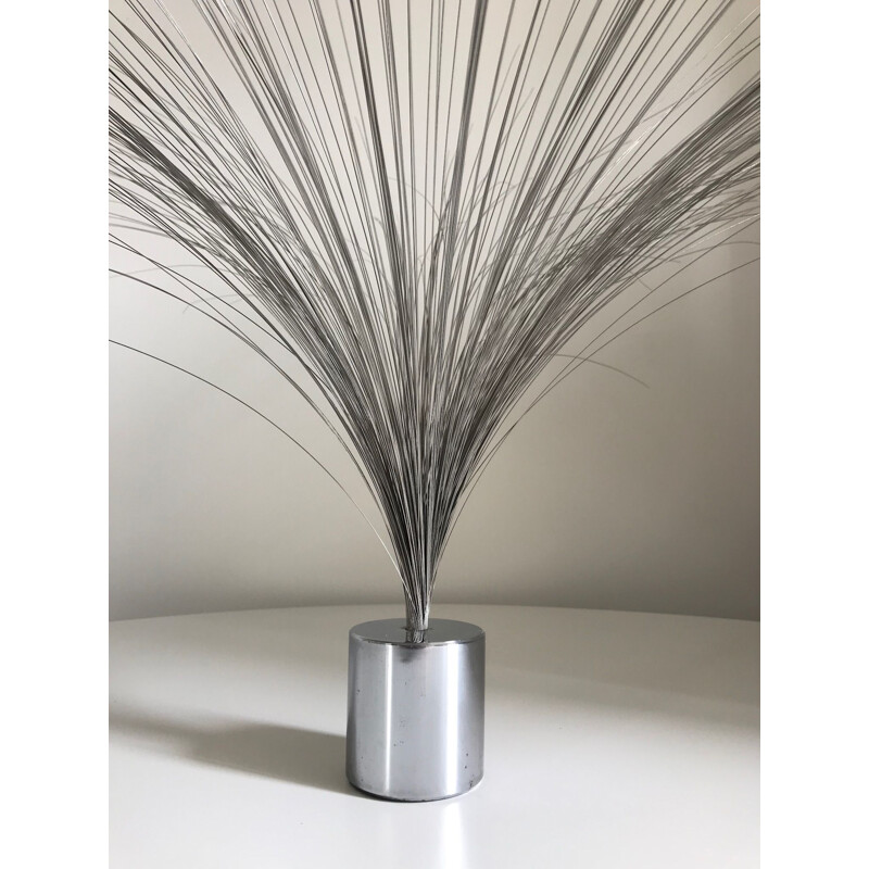 Vintage sculpture in metal by Bertoia