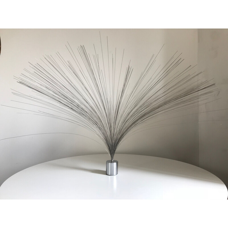 Vintage sculpture in metal by Bertoia