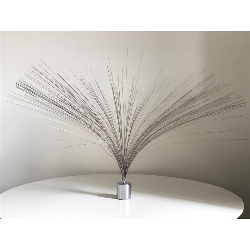 Vintage sculpture in metal by Bertoia