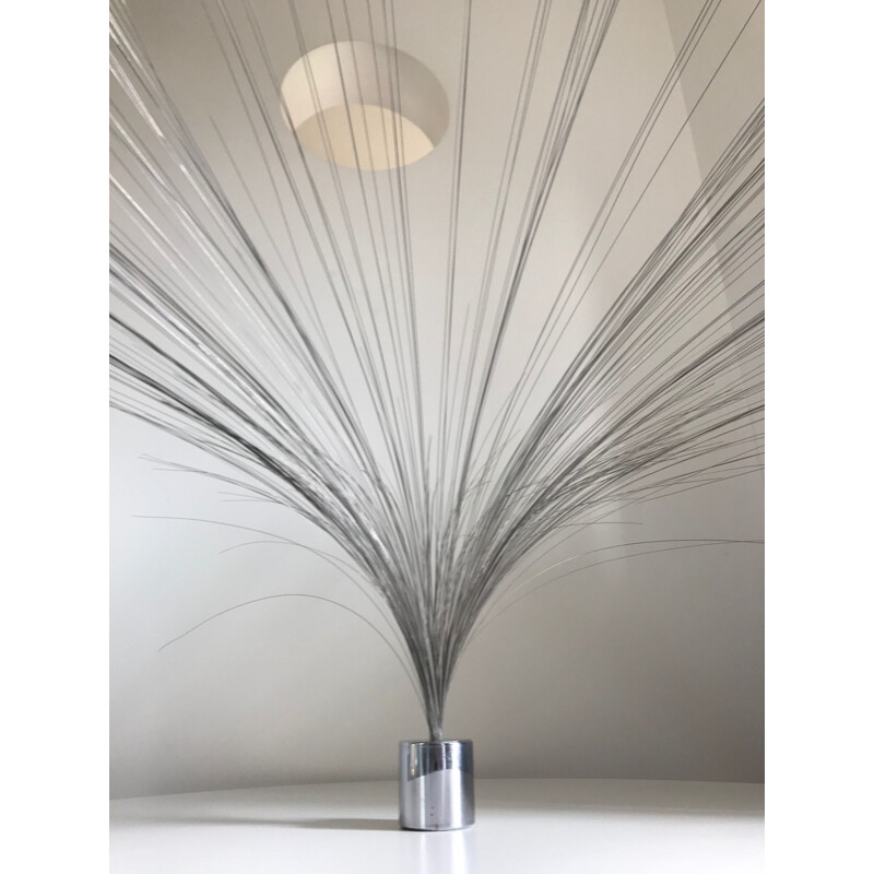 Vintage sculpture in metal by Bertoia