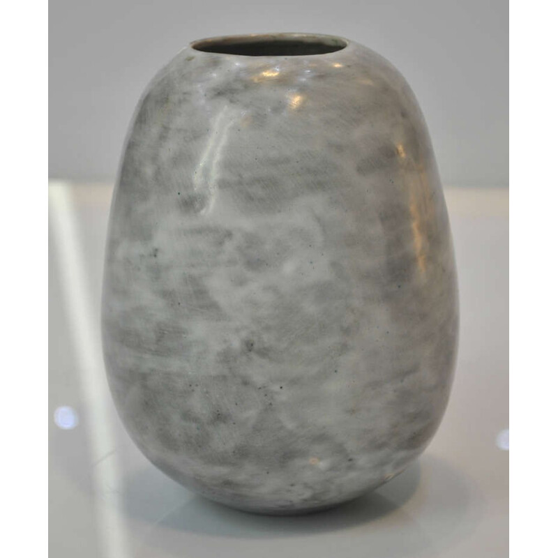 Vase in enamelled ceramic, Claire DEBRIL - 1990s