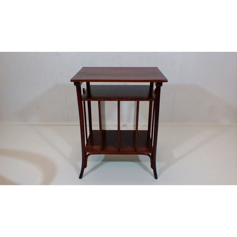 Vintage side table with shelves in wood