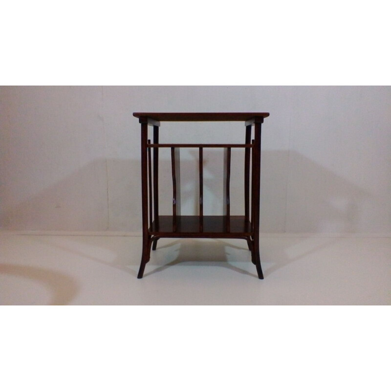 Vintage side table with shelves in wood