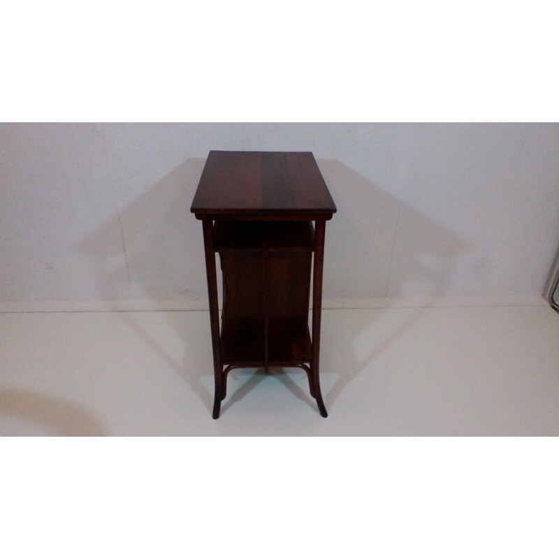 Vintage side table with shelves in wood