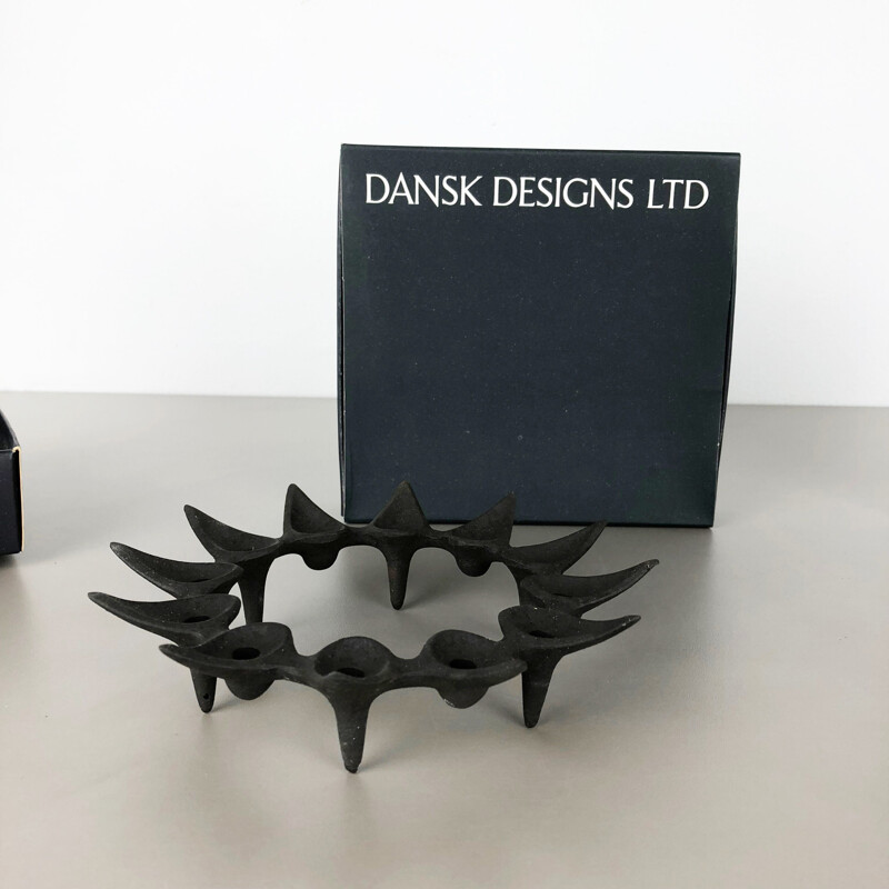 Pair of vintage candle holders by Jens Harald Quistgaard for Dansk Designs, 1960