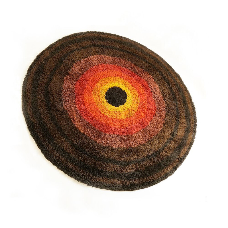 Multicolor Vintage rug in wool "Rya" by Desso
