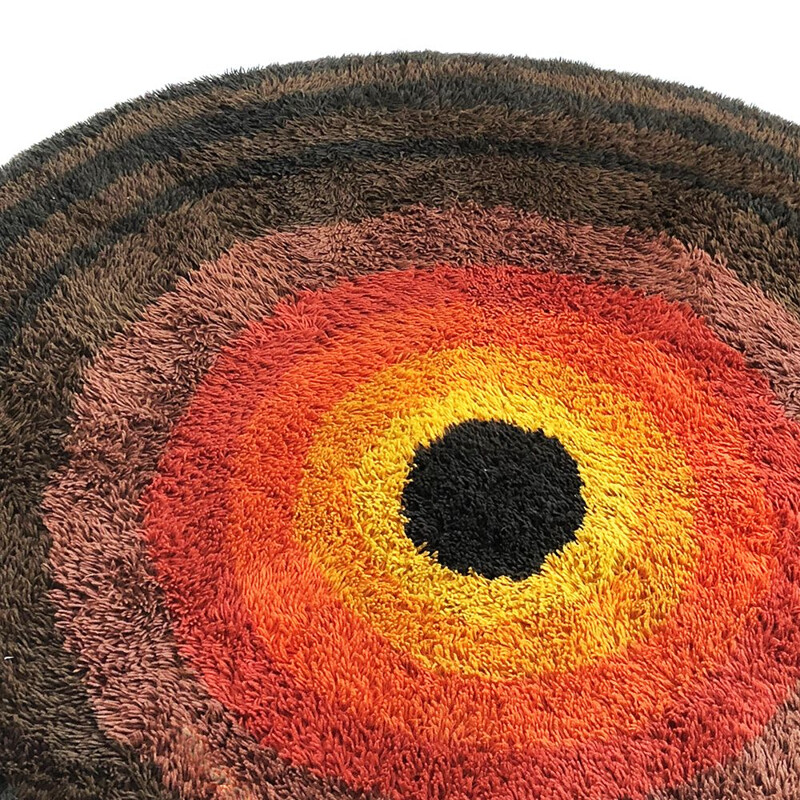 Multicolor Vintage rug in wool "Rya" by Desso