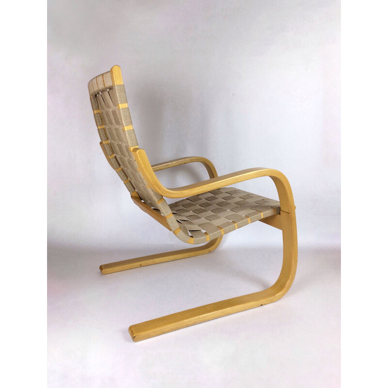 Poltrona vintage 406 di Alvar Aalto