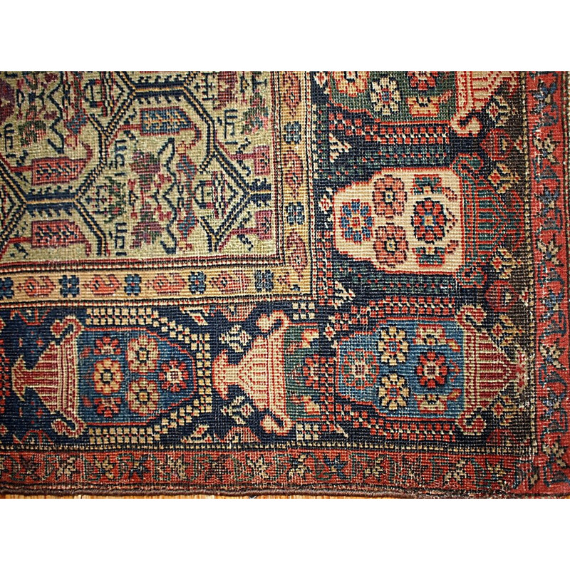 Vintage hand made Persian Farahan carpet