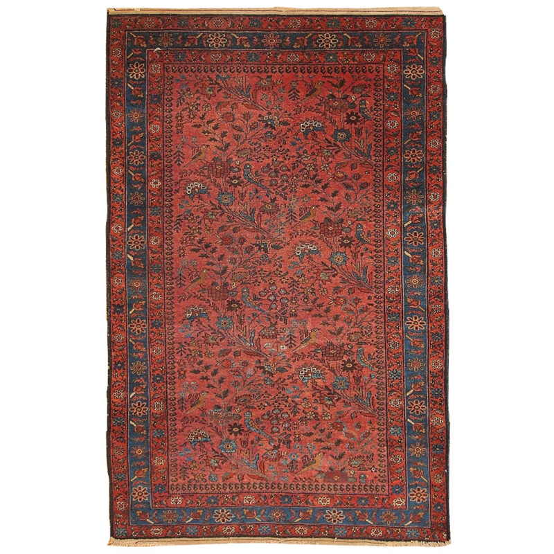 Vintage handmade Persian Lilihan carpet
