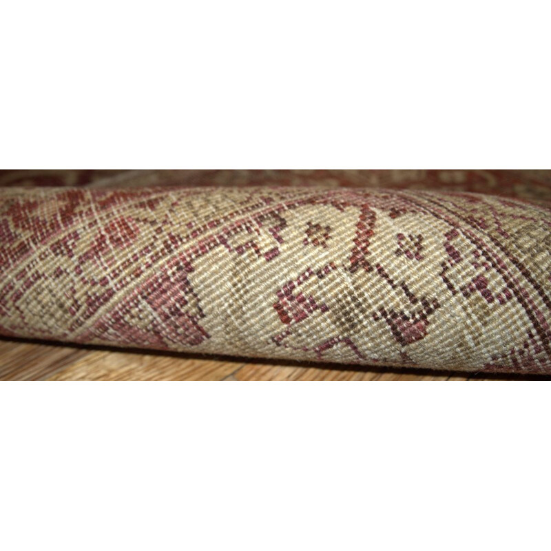 Vintage handmade Indian Amritsar carpet