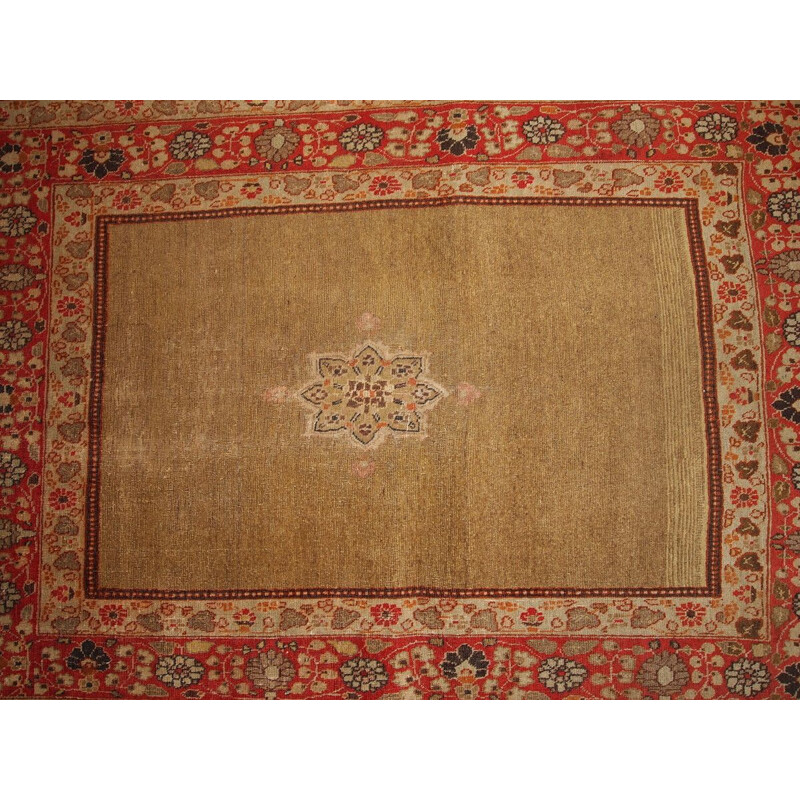 Hand made antique Persian Tabriz rug 