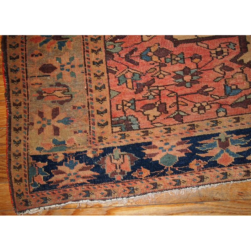 Handmade antique Persian Farahan rug