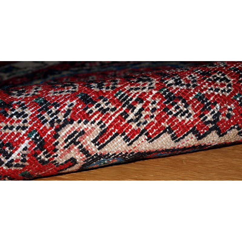 Hand made vintage Persian Hamadan rug