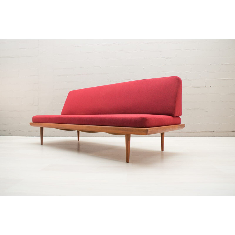 Vintage Minerva 3-seater sofa by Peter Hvidt & Orla Mølgaard Nielsen for France & Søn  France & Daverkosen