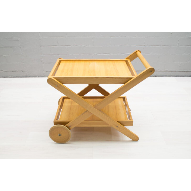 Pinewood Serving Bar Cart