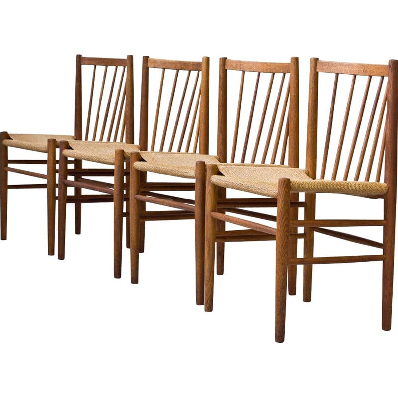 Set of 4 Vintage Chairs by Jørgen Baekmark for FDB furniture