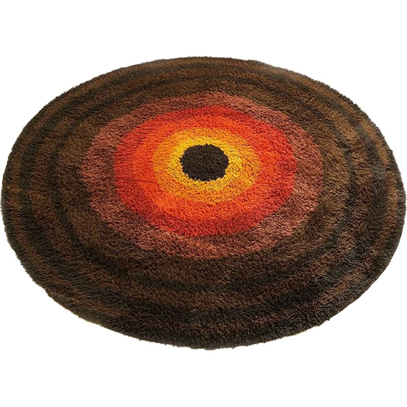 Multicolor Vintage rug in wool "Rya" by Desso