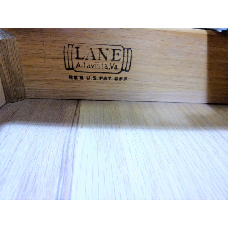 Vintage American coffee table in walnut by Lane