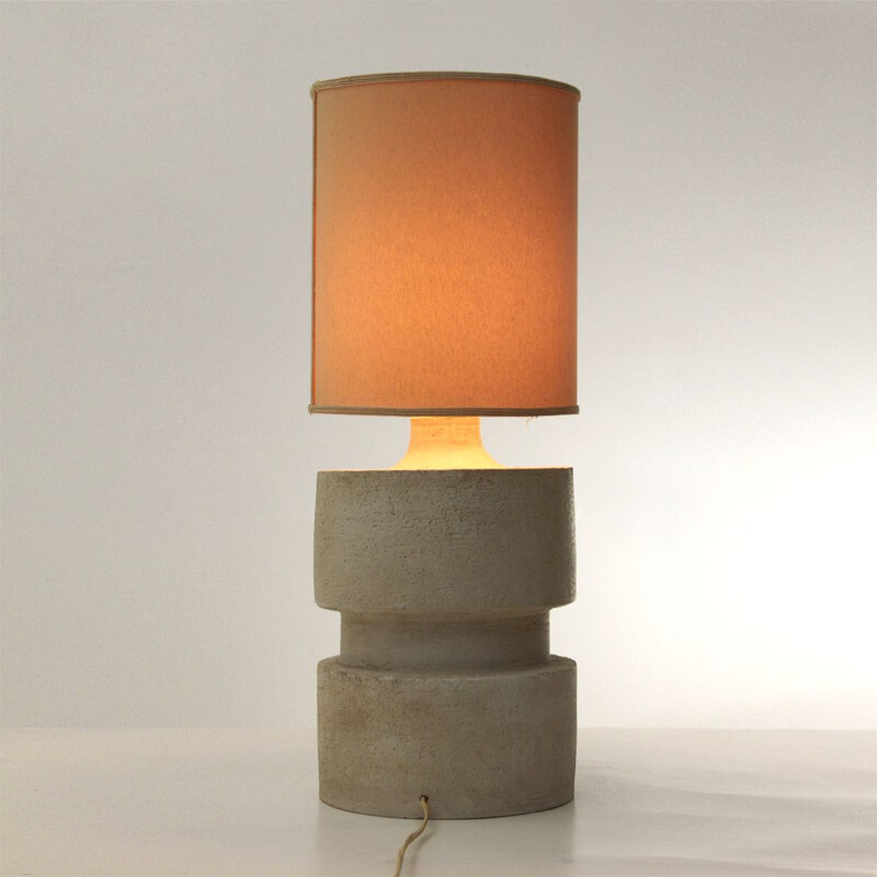 Vintage table lamp in Albisola ceramic by Sandro Soravia