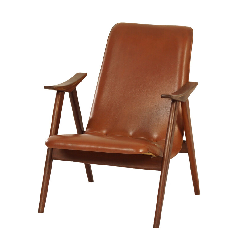 Teak Vintage Armchair by Louis van Teeffelen for Web