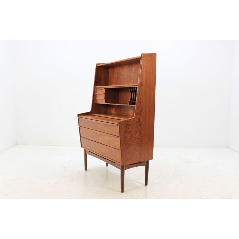 Vintage secretaire in teak by Svend A.Madsen