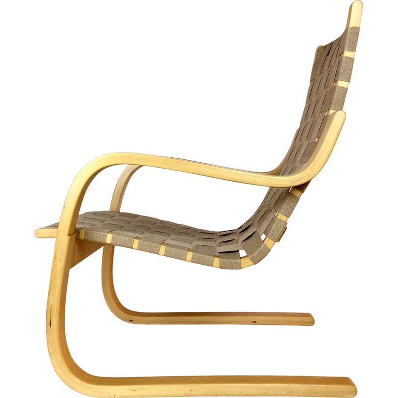 Poltrona vintage 406 di Alvar Aalto