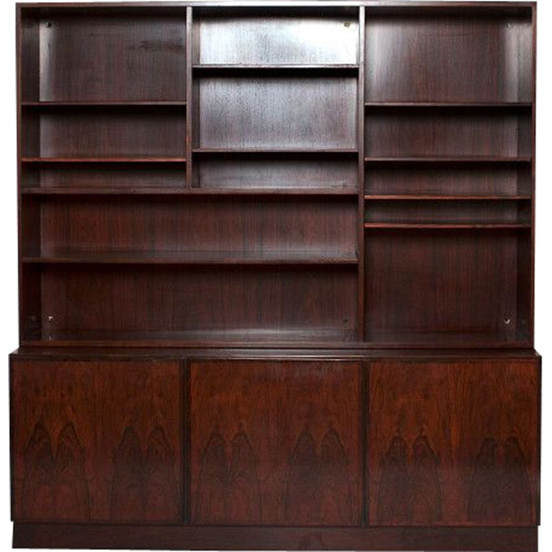 Vintage bookcase in rosewood 35 by Omann Jun