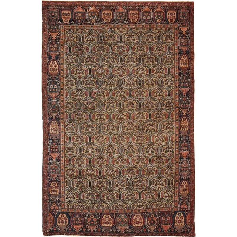 Vintage hand made Persian Farahan carpet