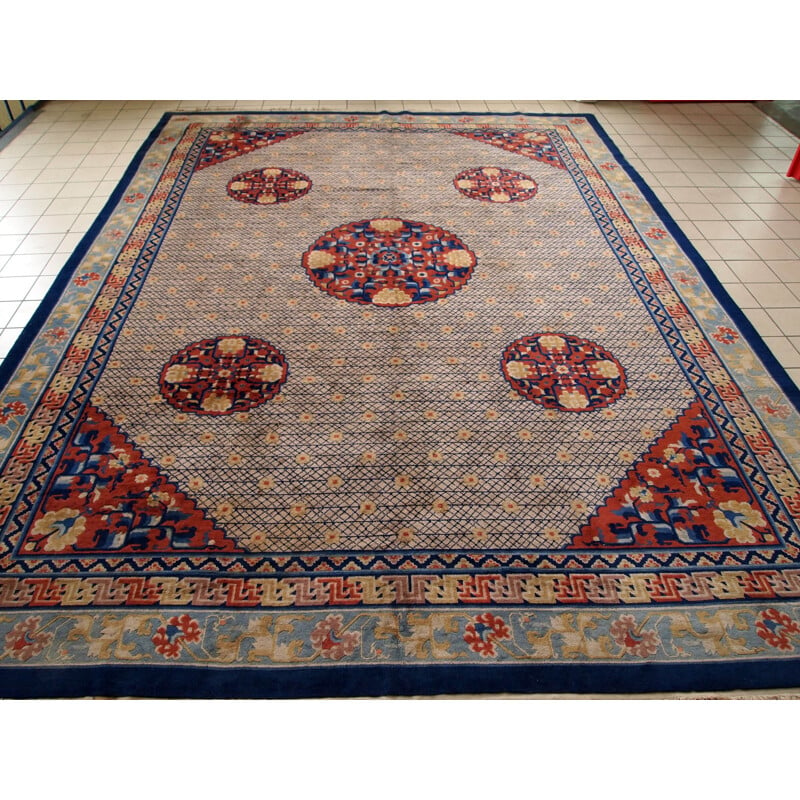 XXL Vintage Chinese rug 1930s