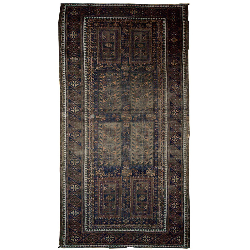 Vintage Afghan Baluch rug