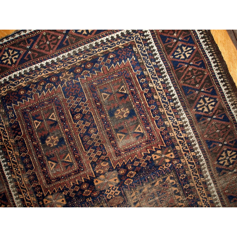Vintage Afghan Baluch rug
