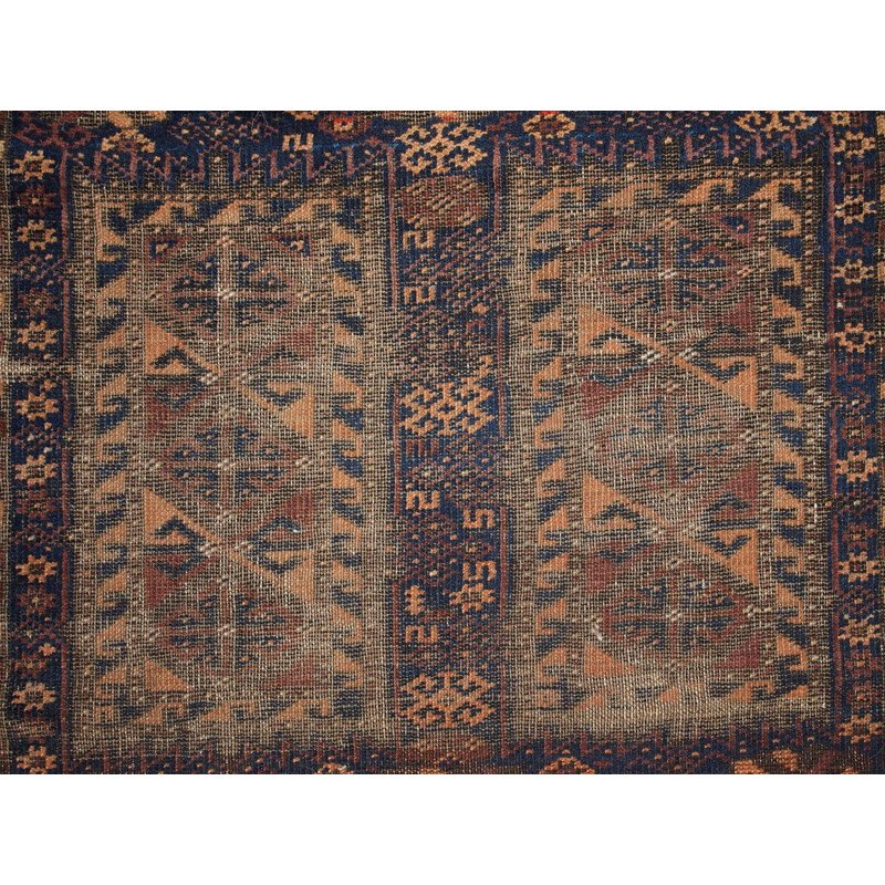 Vintage Afghan Baluch rug