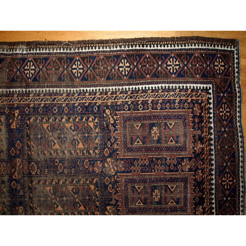 Vintage Afghan Baluch rug