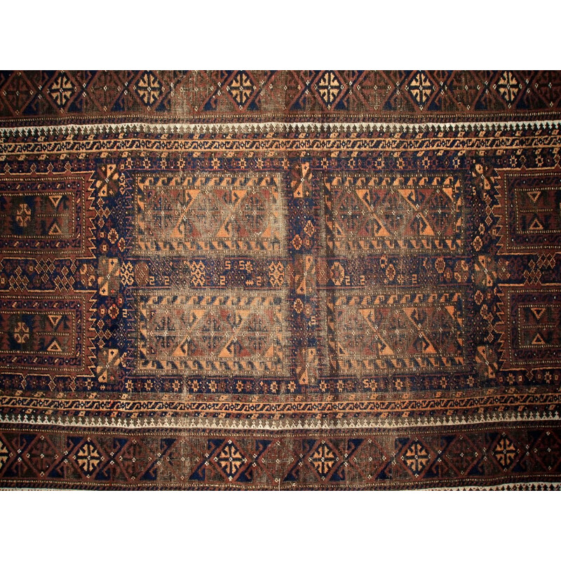 Vintage Afghan Baluch rug
