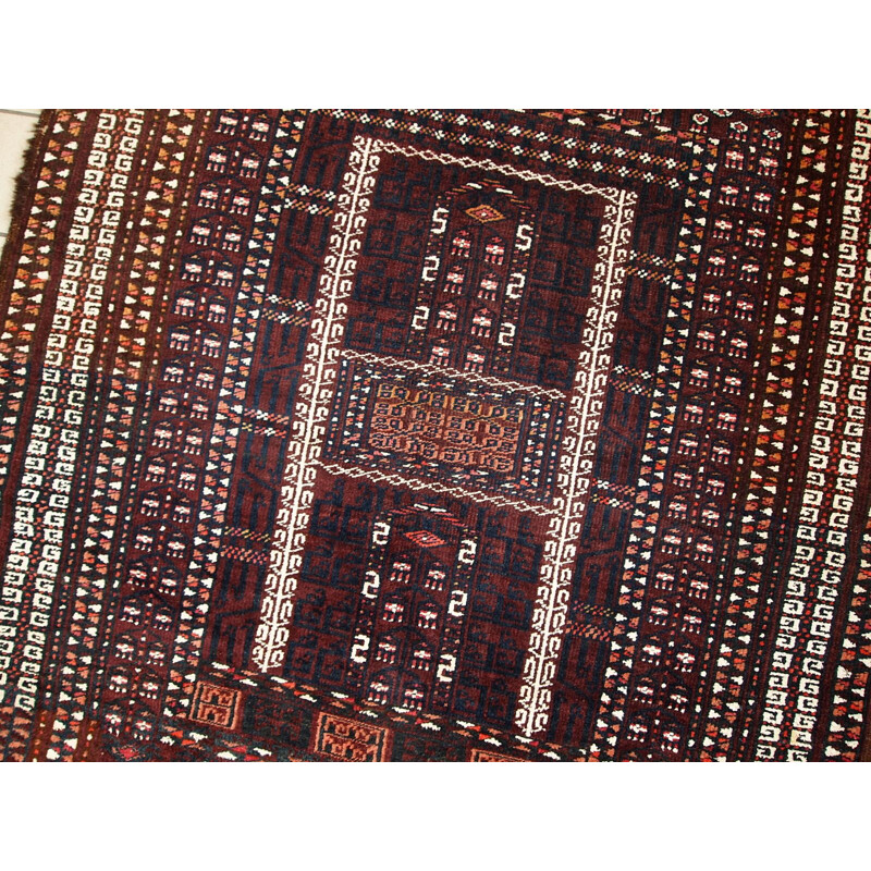 Vintage Turkoman Hachli rug