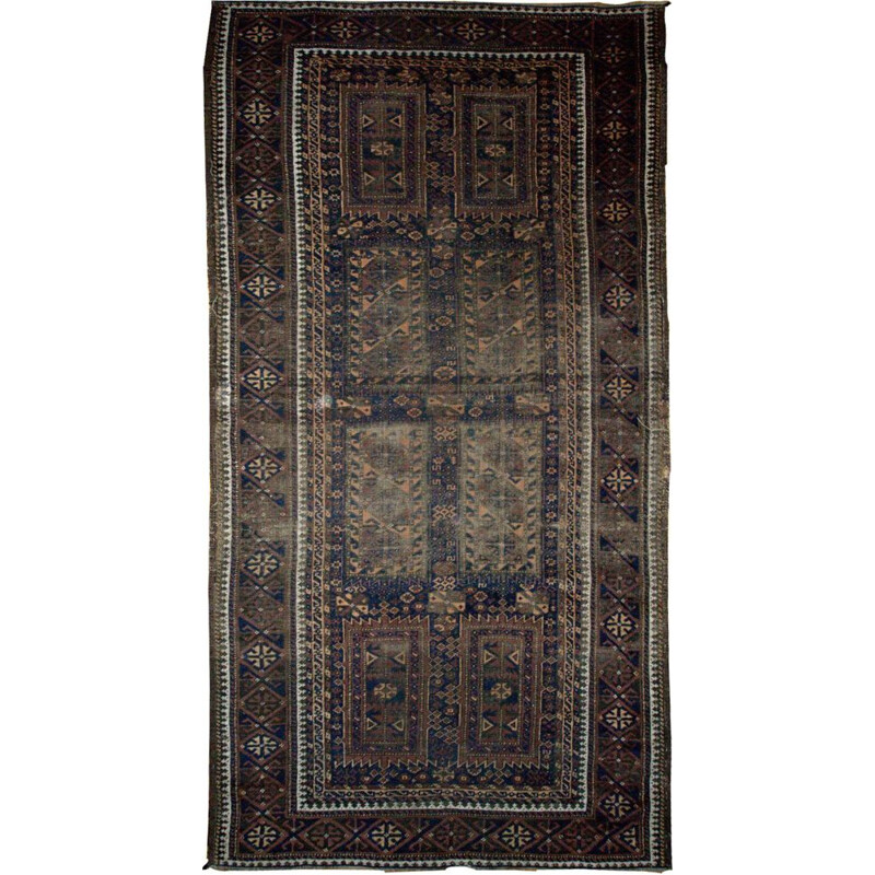 Vintage Afghan Baluch rug