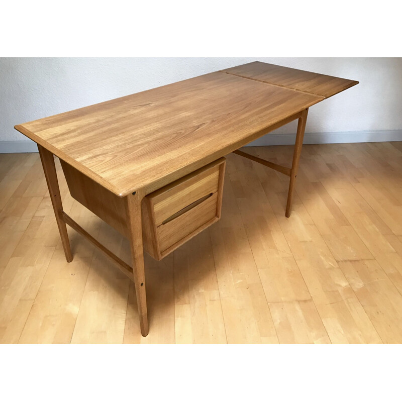 Vintage teak desk by Arne Vodder