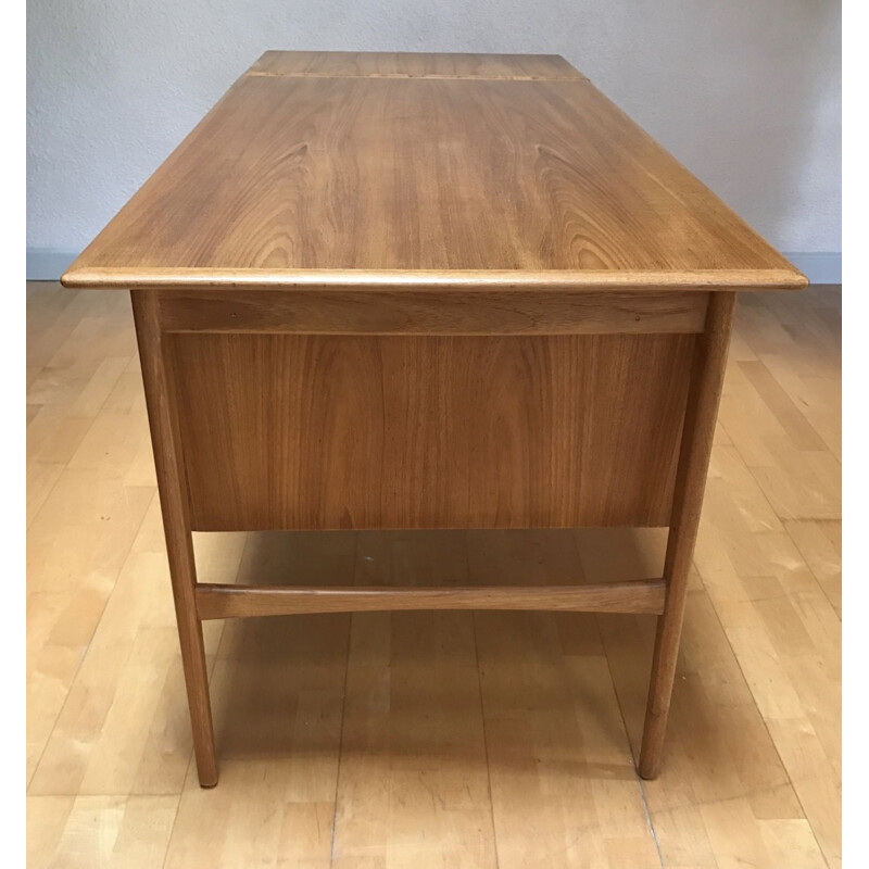 Vintage teak desk by Arne Vodder