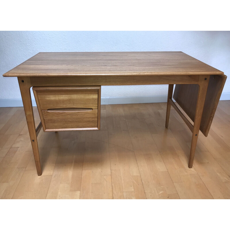 Vintage teak desk by Arne Vodder