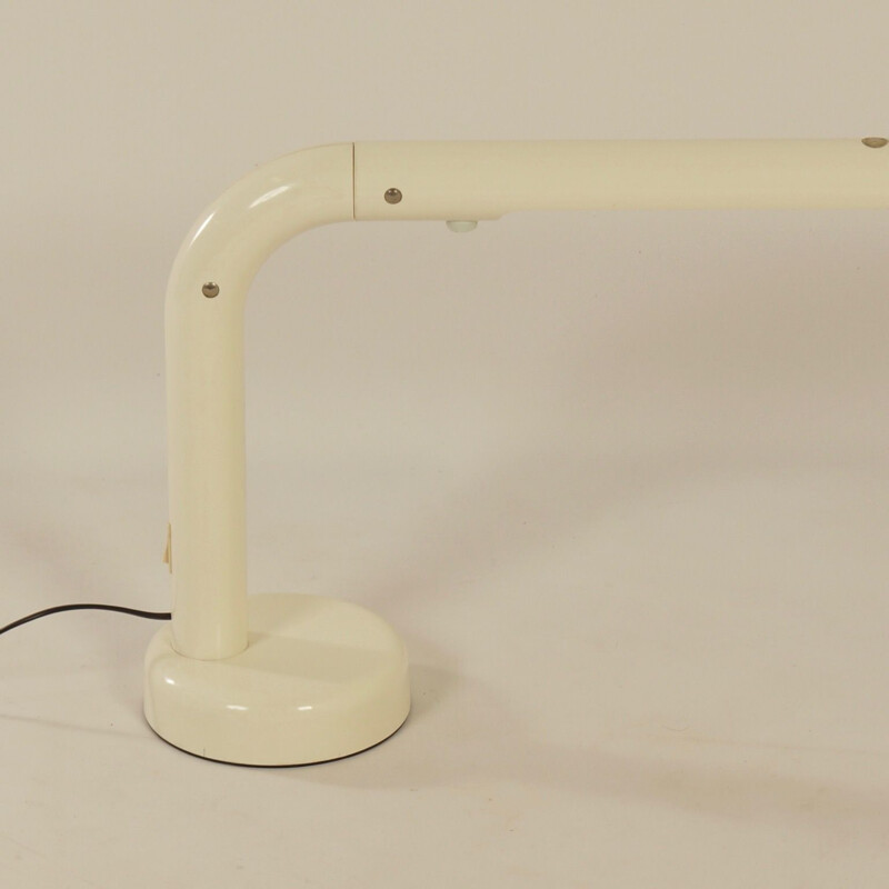 Vintage desk lamp in tube and plastic by Anders Pehrson for Atelje Lyktan, Sweden 1973