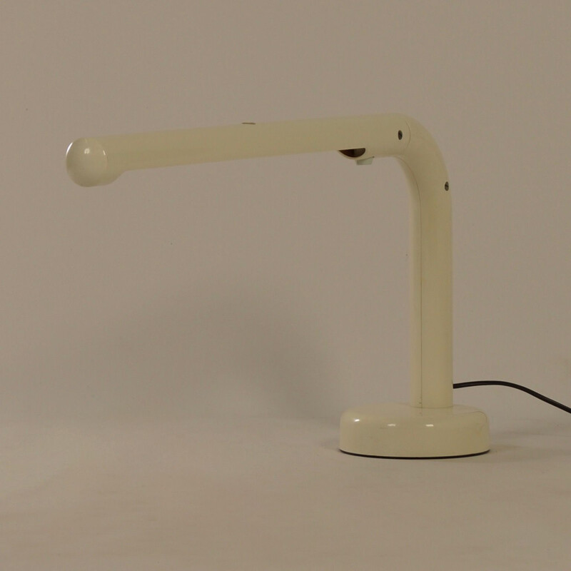 Vintage desk lamp in tube and plastic by Anders Pehrson for Atelje Lyktan, Sweden 1973